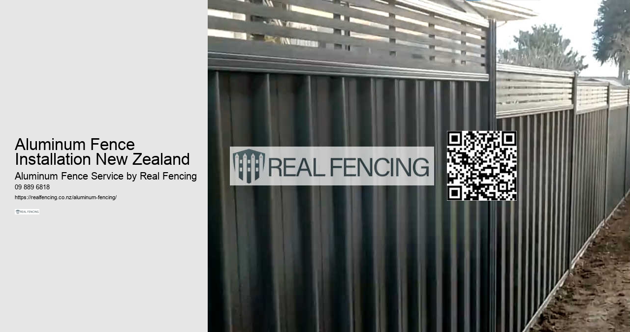 Aluminum Fence Installation New Zealand