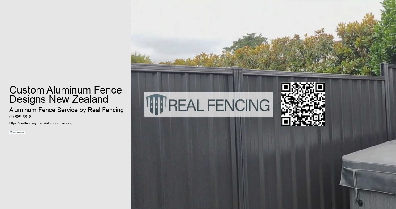 Custom Aluminum Fence Designs New Zealand