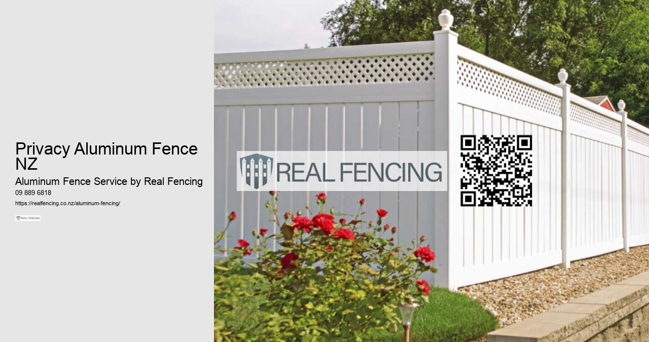 Privacy Aluminum Fence NZ