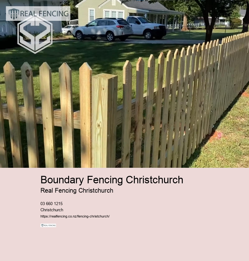 Boundary Fencing Christchurch