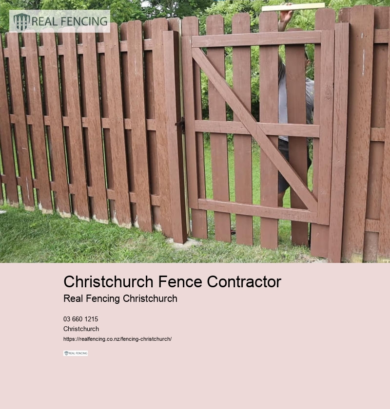 Christchurch Fence Contractor