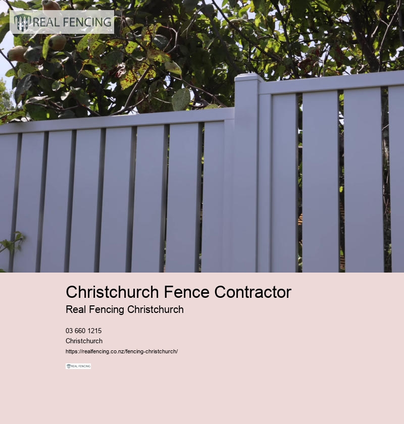 fencing chch