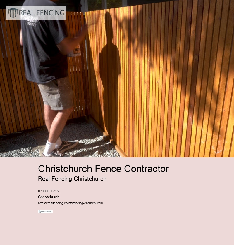 timber fence christchurch