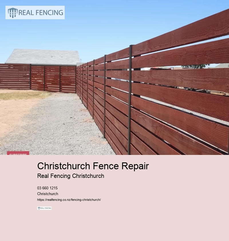 Christchurch Fence Repair