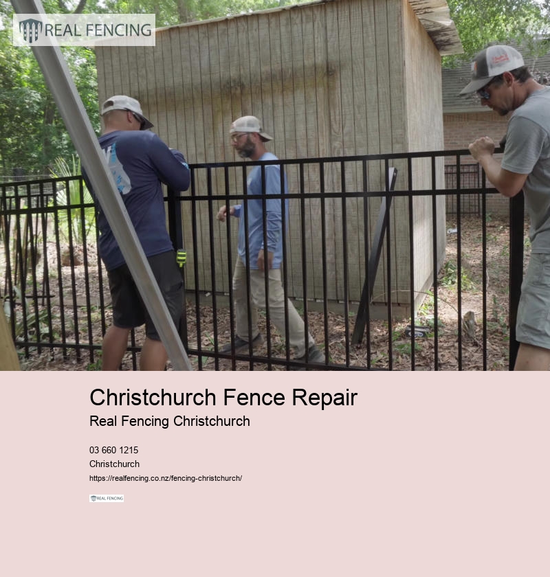 vinyl fence christchurch