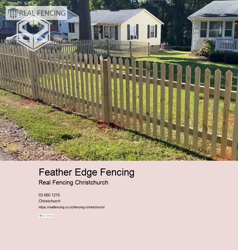 Feather Edge Fencing