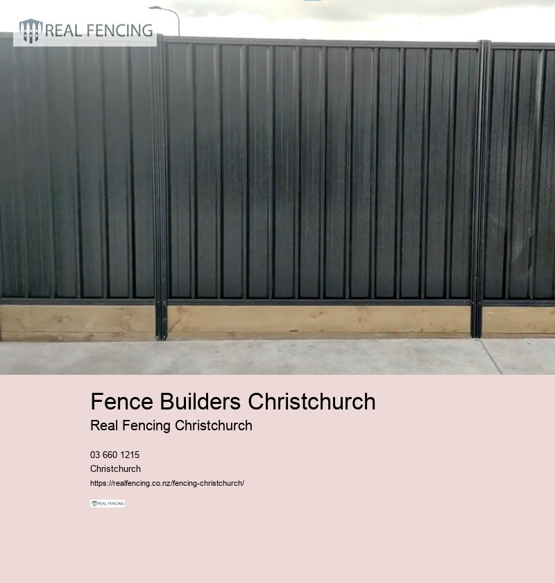 fencing contractors chch