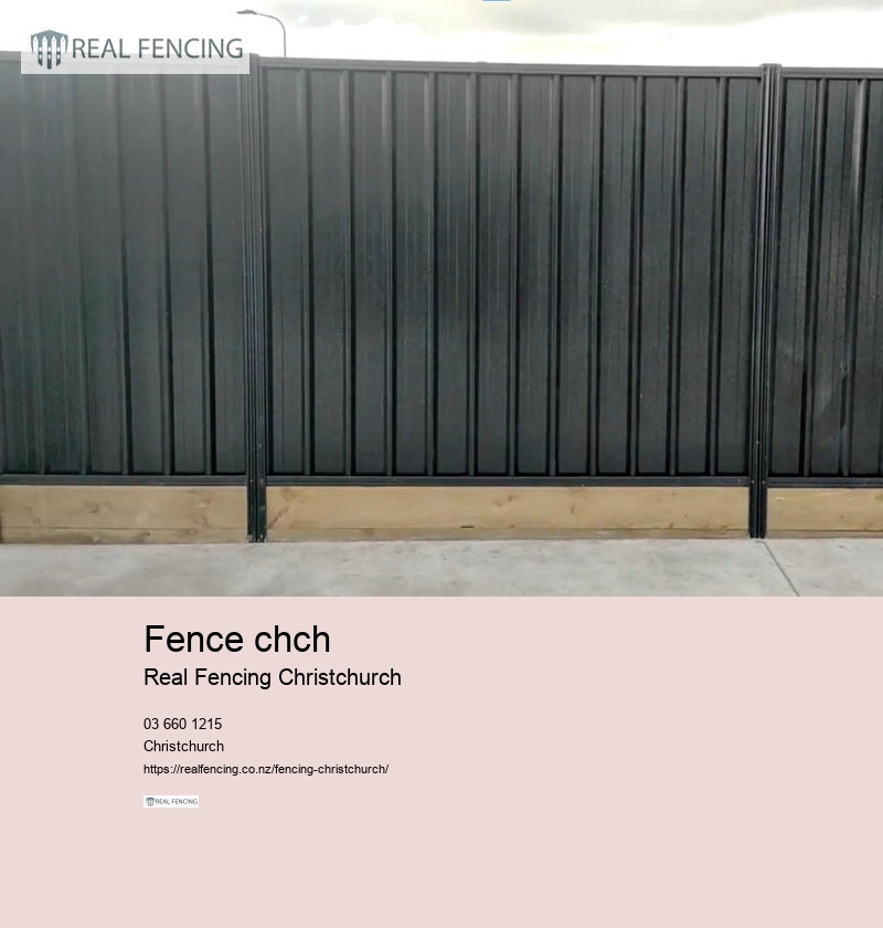 Fence chch