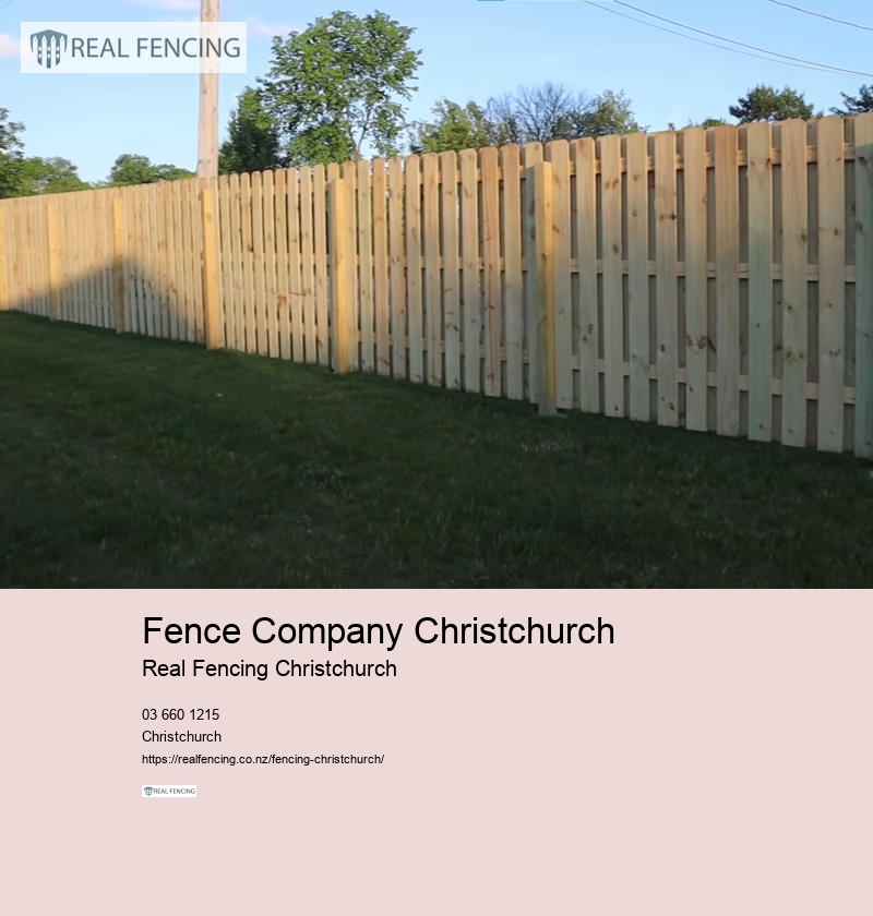 boundary fencing christchurch