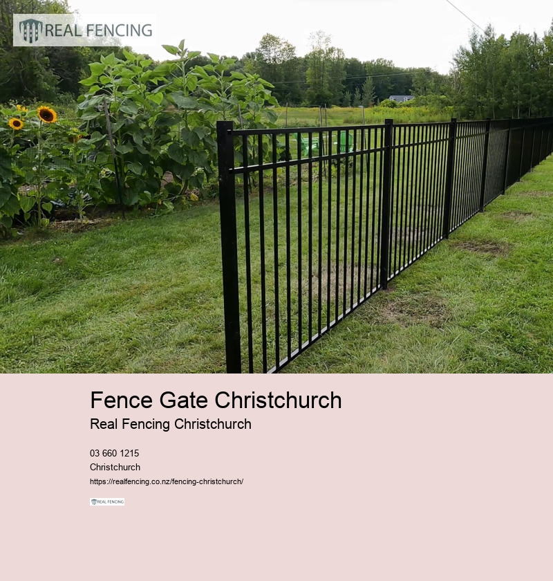 Fence Gate Christchurch