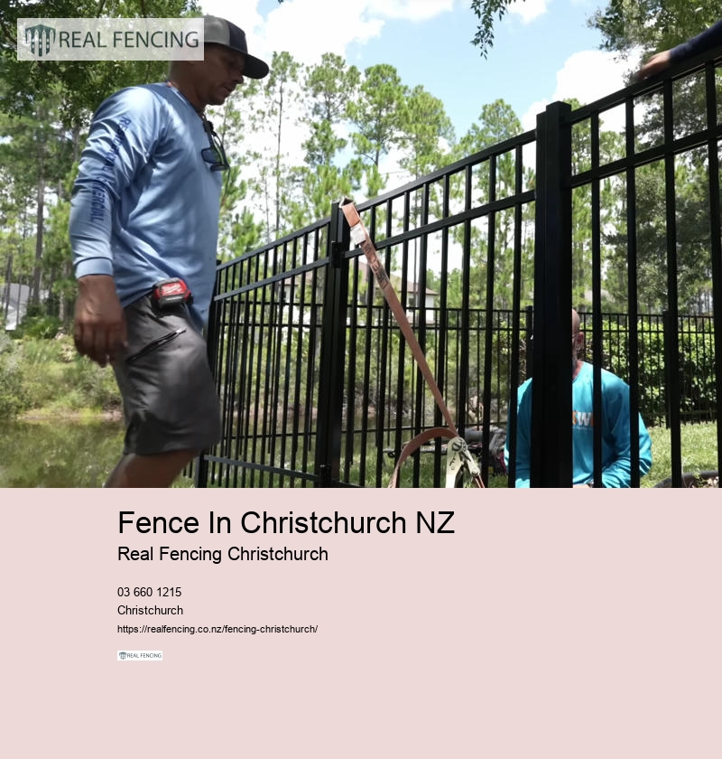 metal fencing christchurch