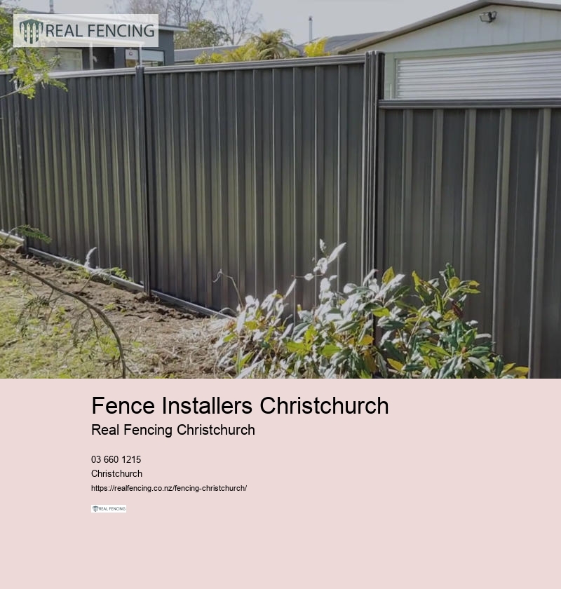 black pvc fence nz