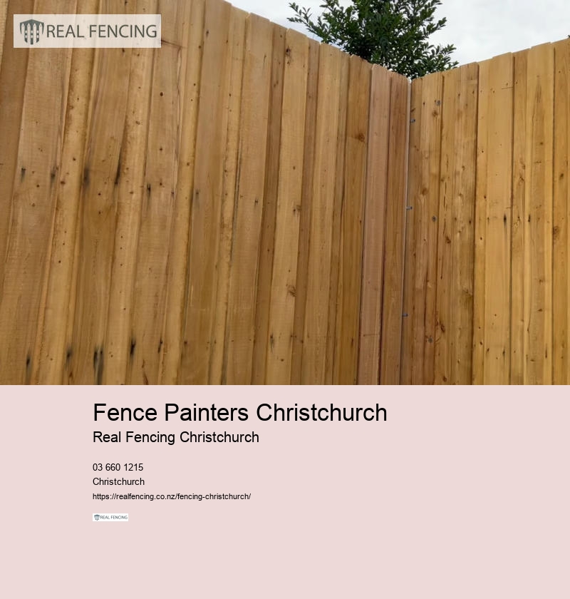 Fence Painters Christchurch