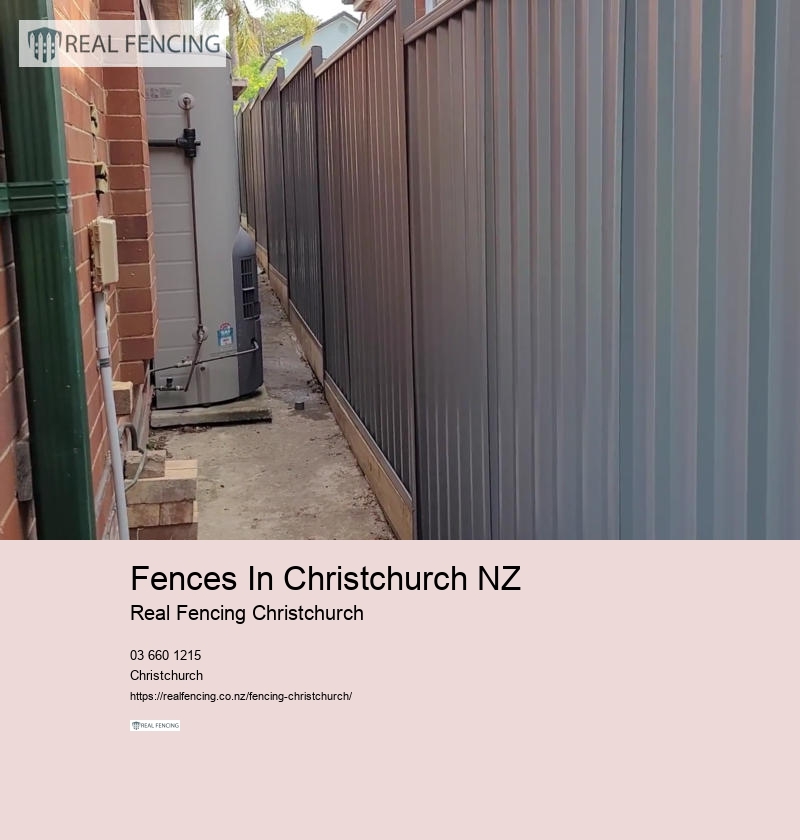 metal fencing christchurch