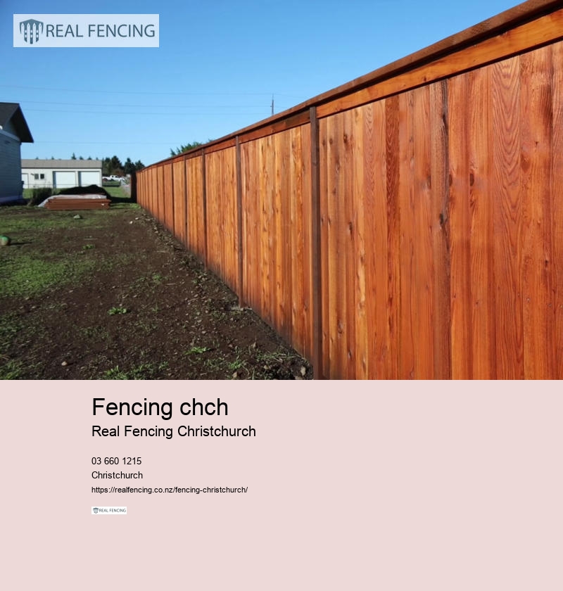 Fencing chch