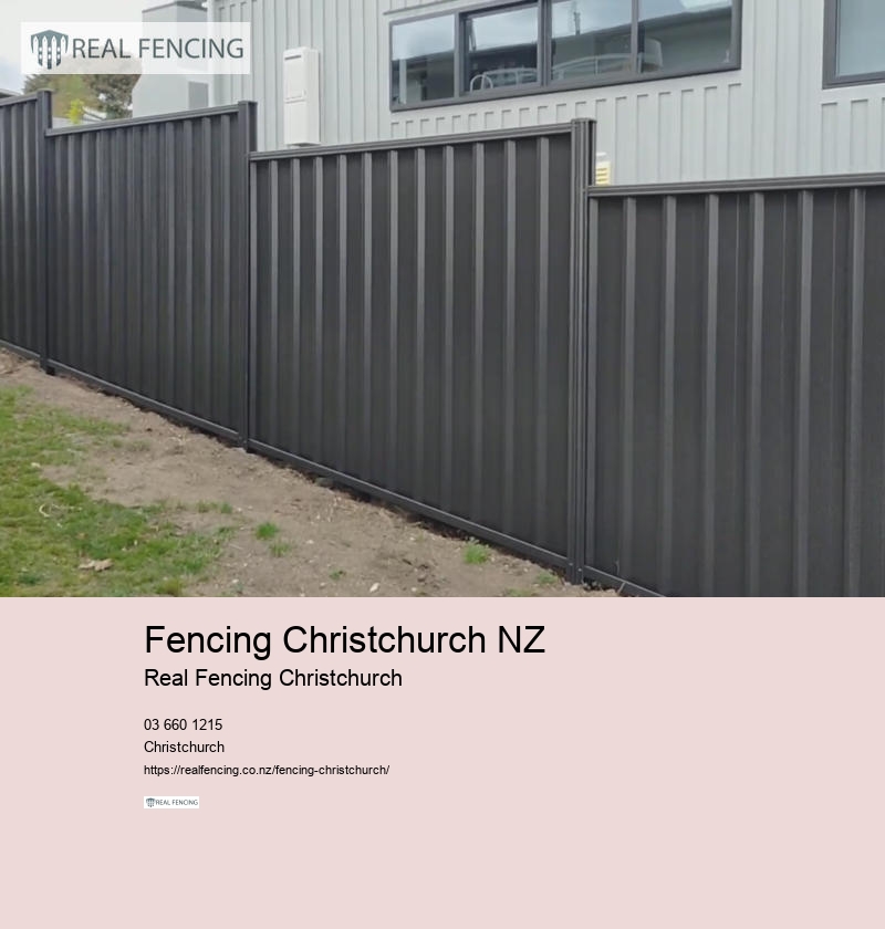 christchurch metal fencing