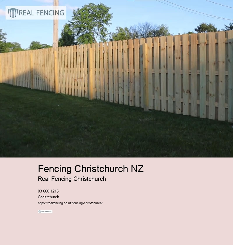 fence contractor christchurch