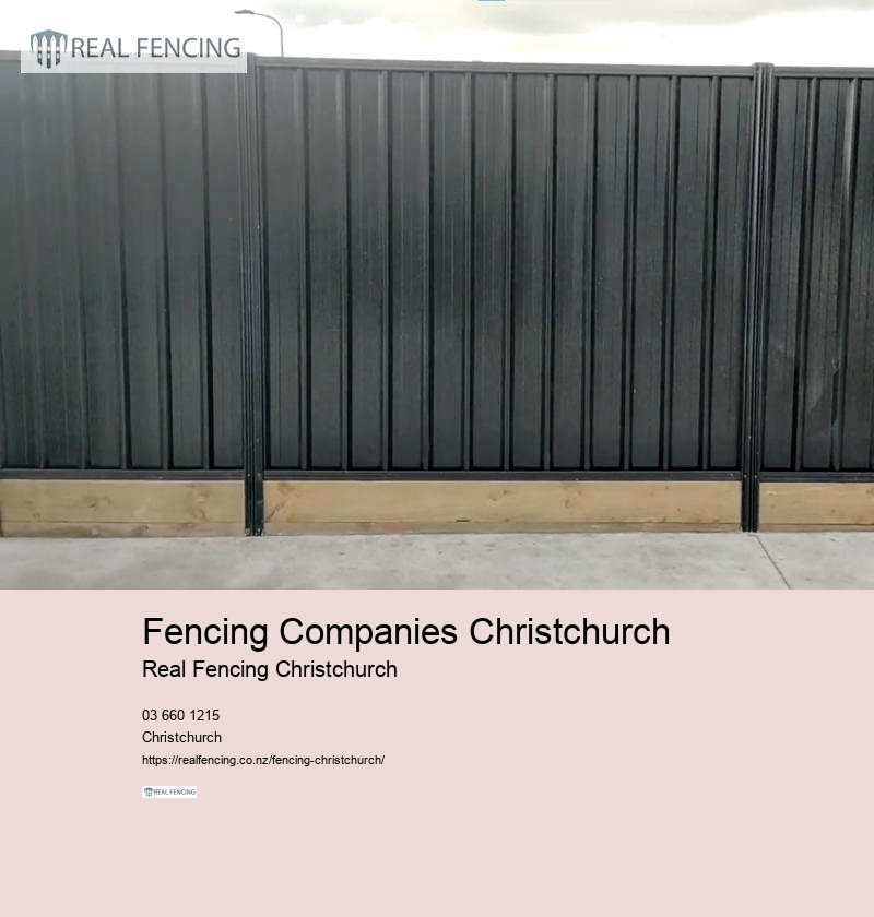 Fencing Companies Christchurch