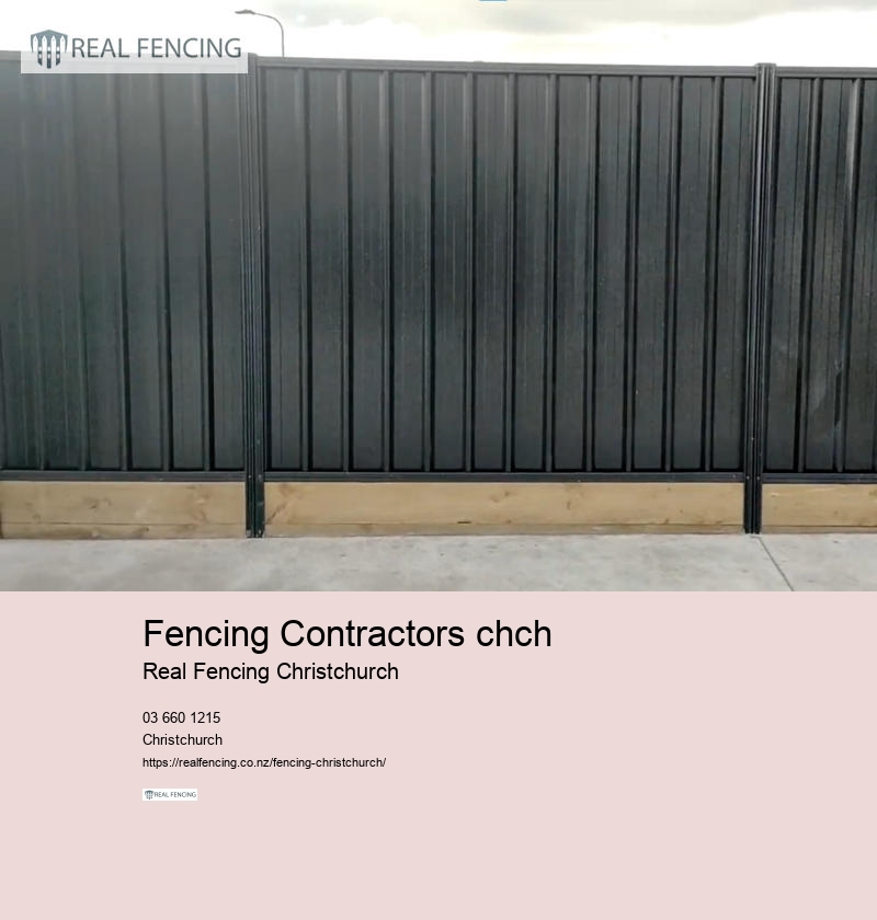 fencing contractors christchurch nz