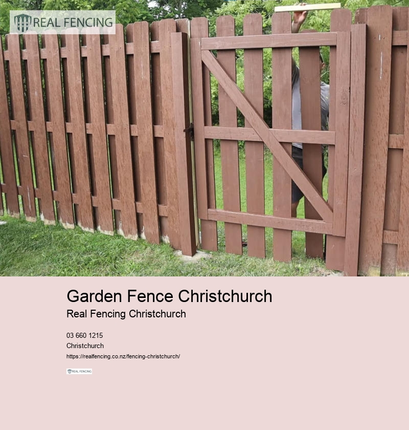 Garden Fence Christchurch