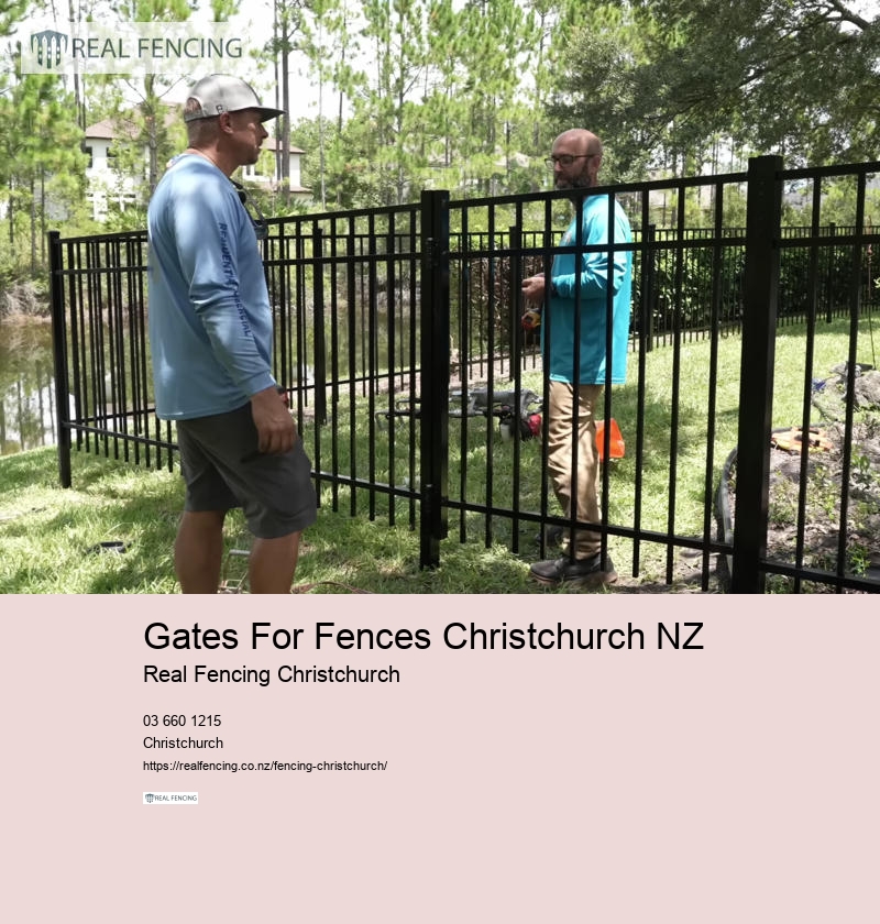 aluminium fence gates christchurch