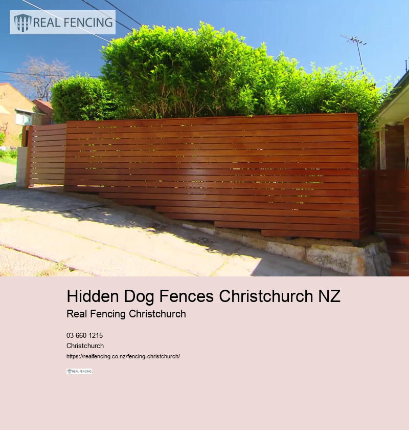 Hidden Dog Fences Christchurch NZ