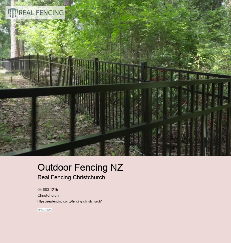 residential fencing christchurch