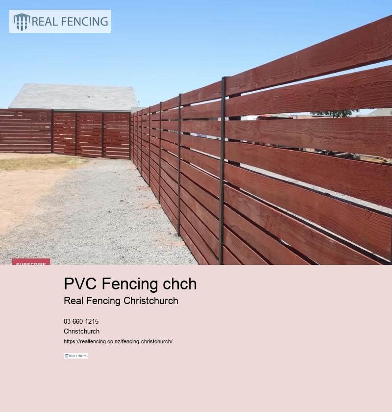 PVC Fencing chch