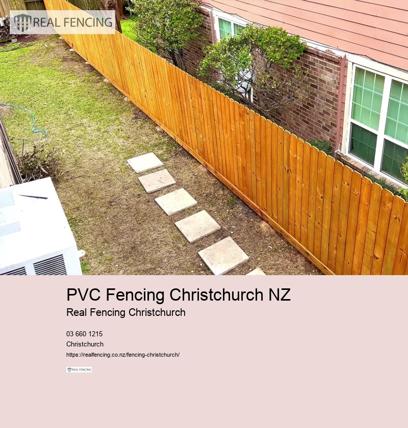 PVC Fencing Christchurch NZ