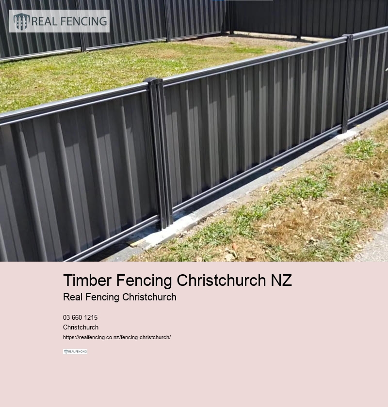 christchurch metal fencing