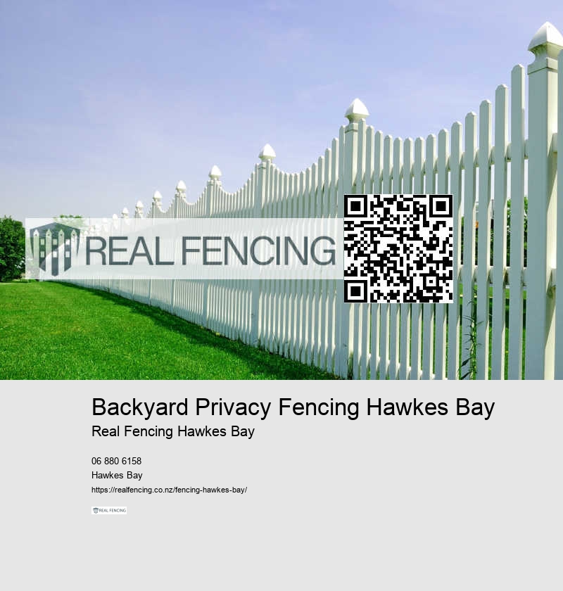 Backyard Privacy Fencing Hawkes Bay