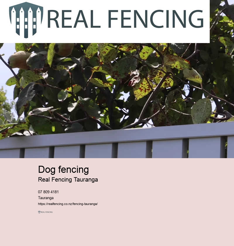 Dog fencing