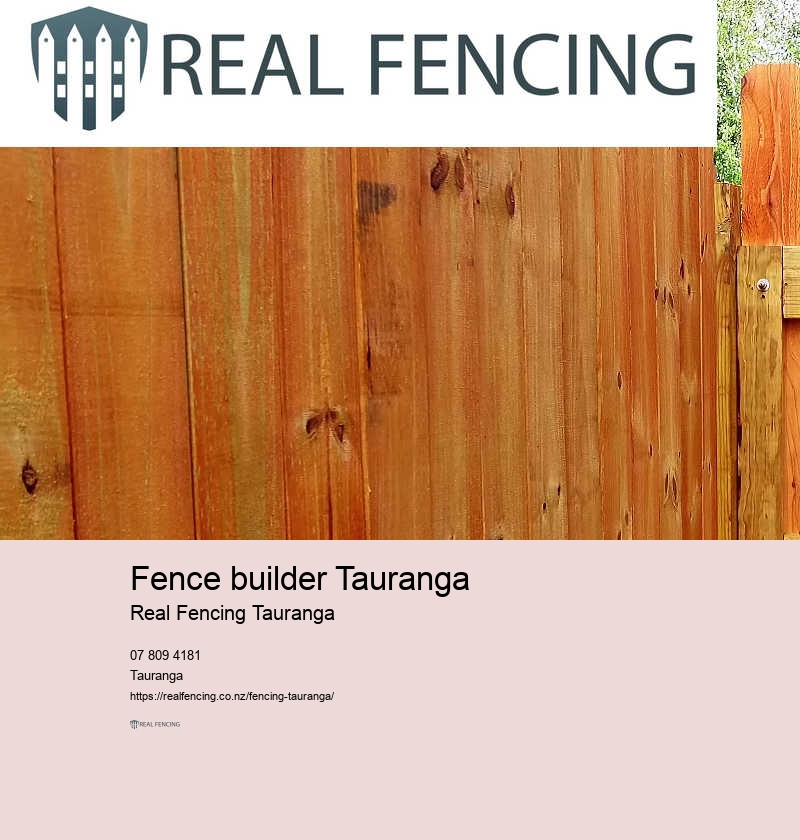 Timber fence and posts