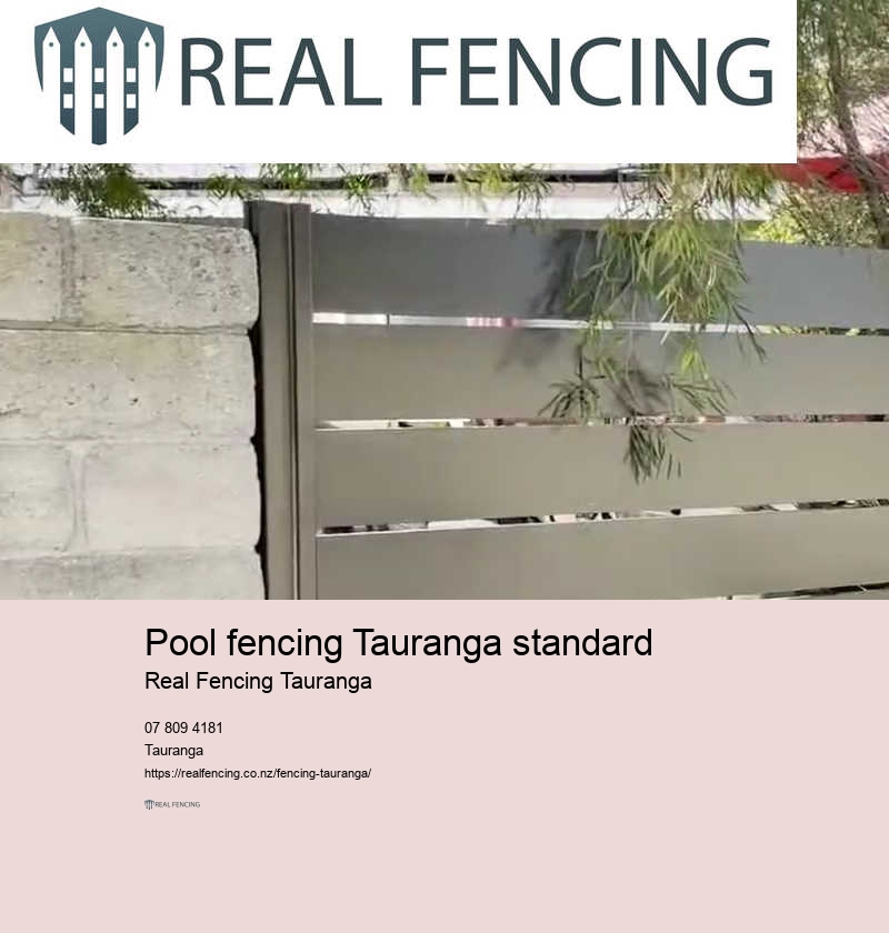 Pool fencing Tauranga standard
