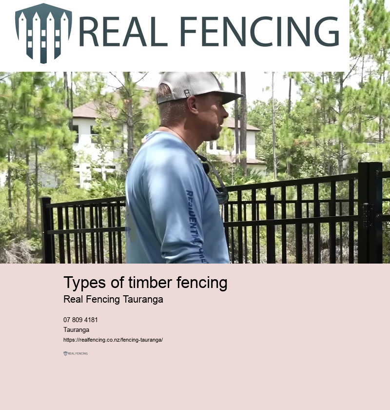 Timber fences
