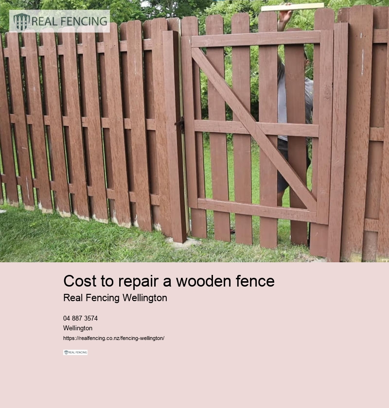 cost to repair a wooden fence