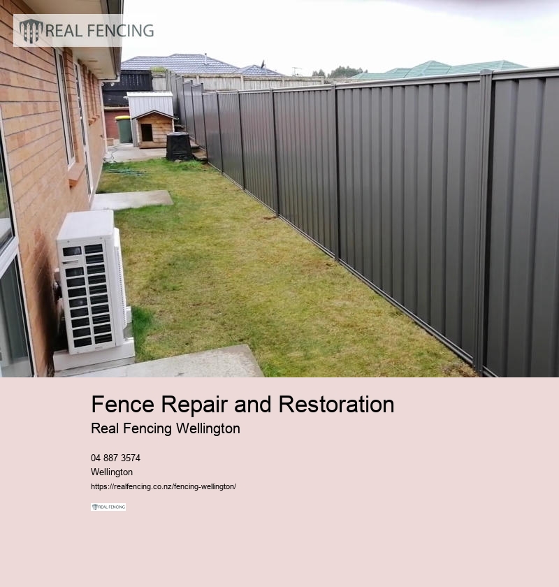 Fence Repair and Restoration