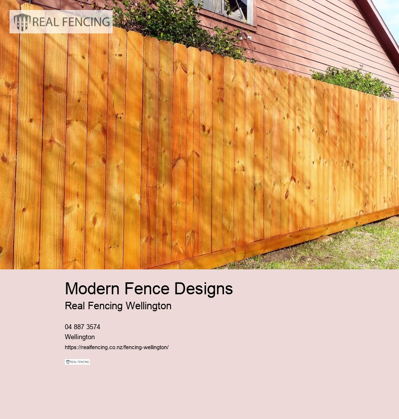 Modern Fence Designs